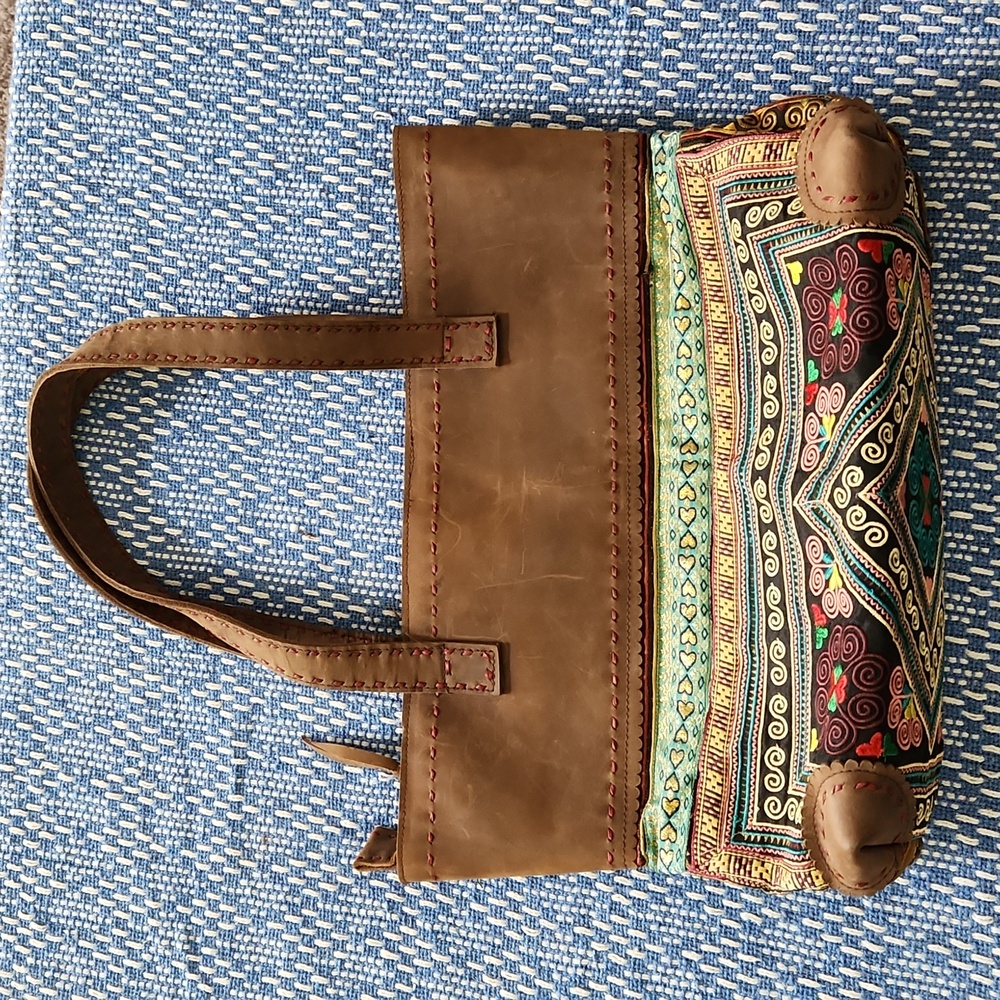 Lumily Leather Embroidered Bag